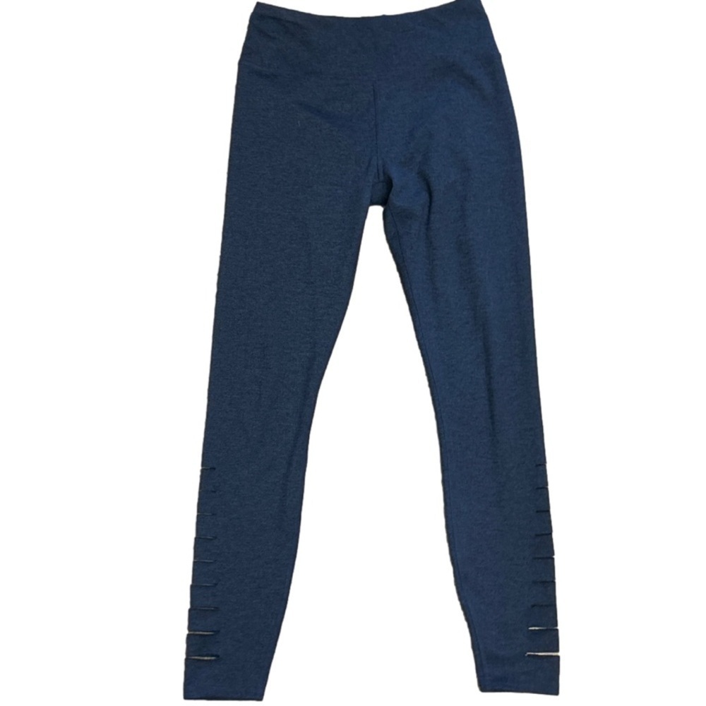Abercrombie & Fitch Women's Blue Ripped Leggings, Extra Small - Picture 1 of 5